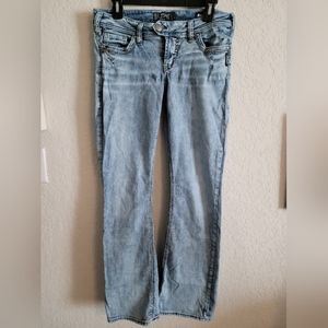 Silver Tuesday Low Rise Slim Bootcut Jeans, Sz 29/33
